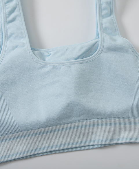 Contrast Sporty U-Back Pull Over Vest