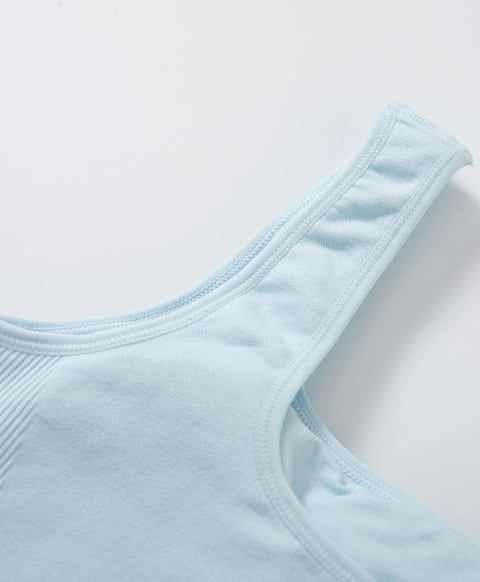 Contrast Sporty U-Back Pull Over Vest