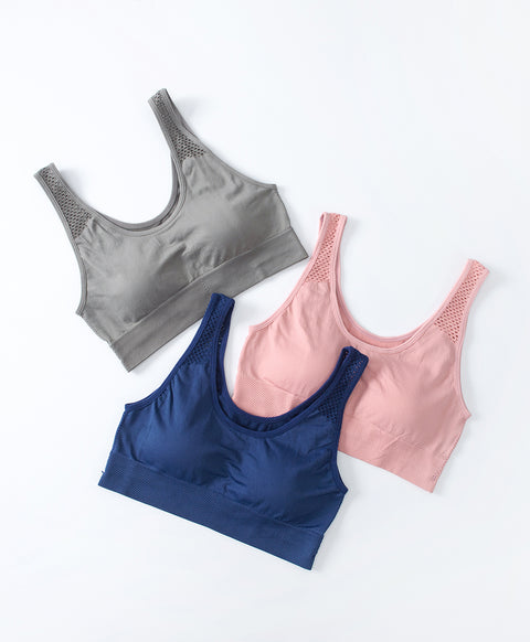 Seamless Knit Sporty U-Back Pull Over Vest