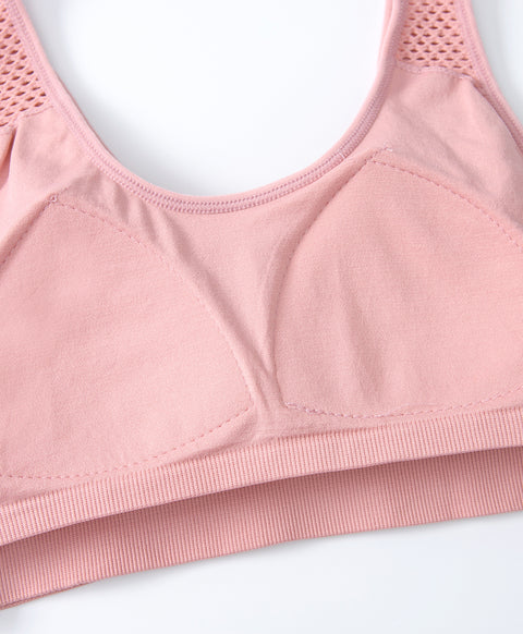 Seamless Knit Sporty U-Back Pull Over Vest