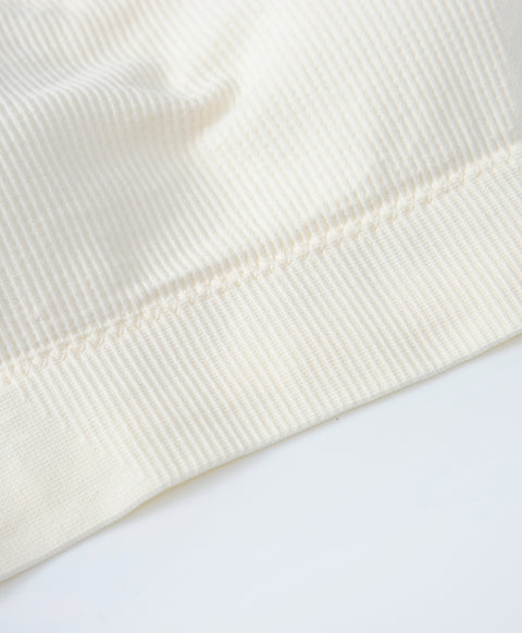 Pure Rib Seamless Knit U-Back Pull Over Vest