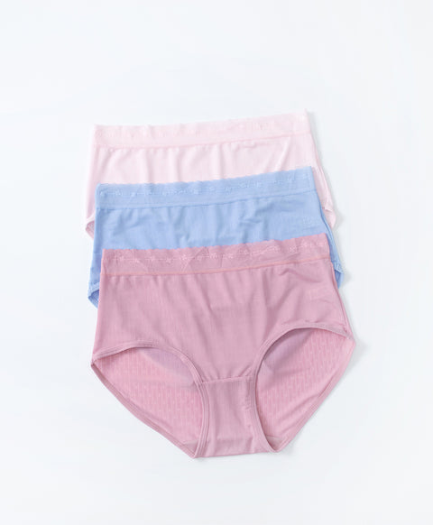 Heartbeat Lace Microfiber Mid Waist Hipster Panties