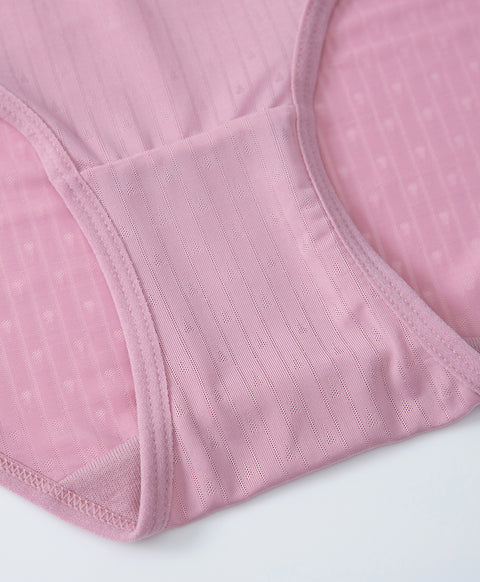 Heartbeat Lace Microfiber Mid Waist Hipster Panties