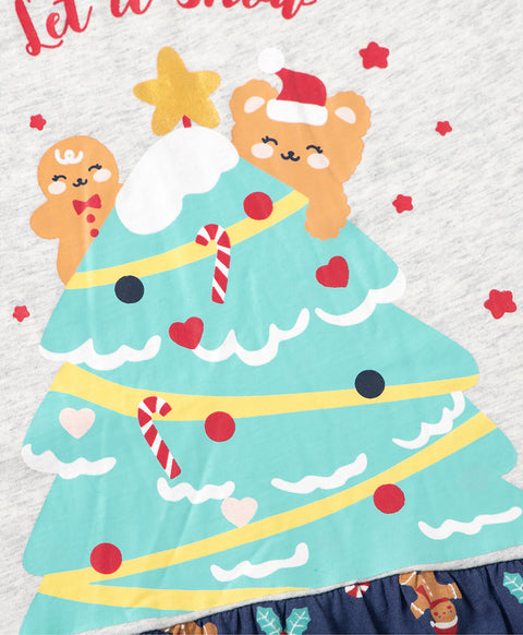 Junior Let it Snow Sleep Dress