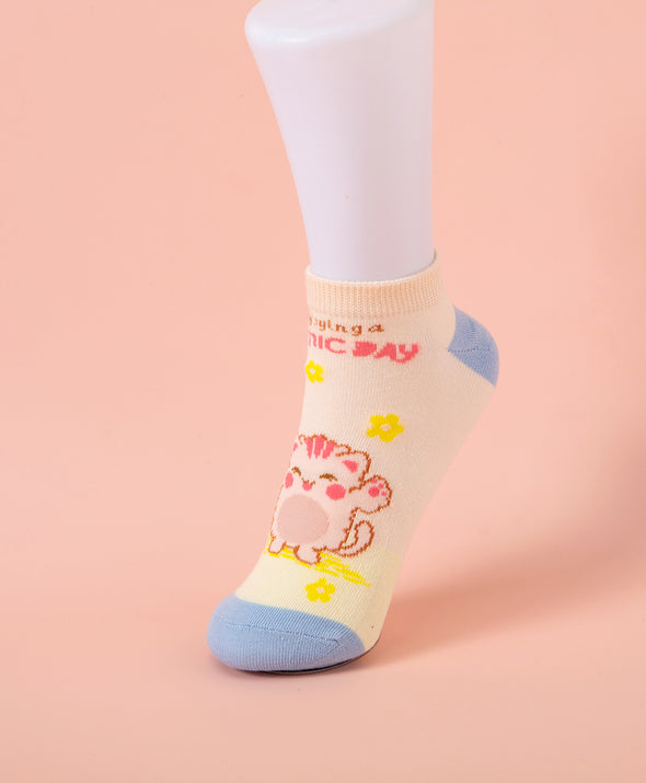 Have A Picnic Day Graphic Ankle Socks