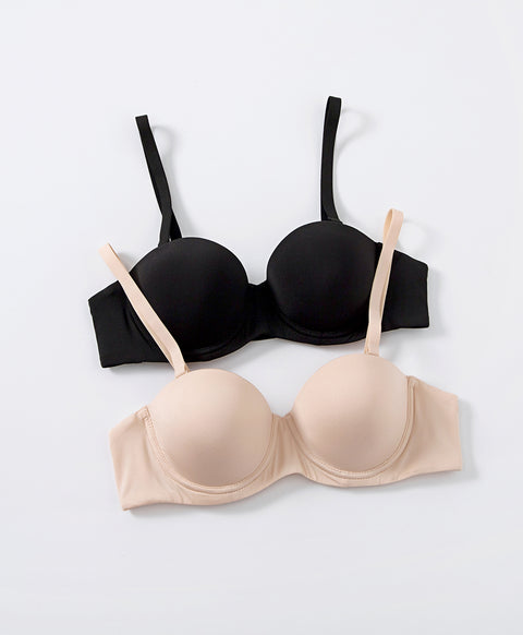 Perfect Inclusive 1/2 Cup Push Up Underwired Multiway Bra (70A)