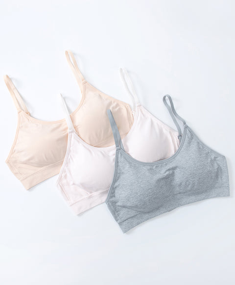 Junior Shining Heart Seamfree Crop Build in Bra Teens Vest (A Cup)