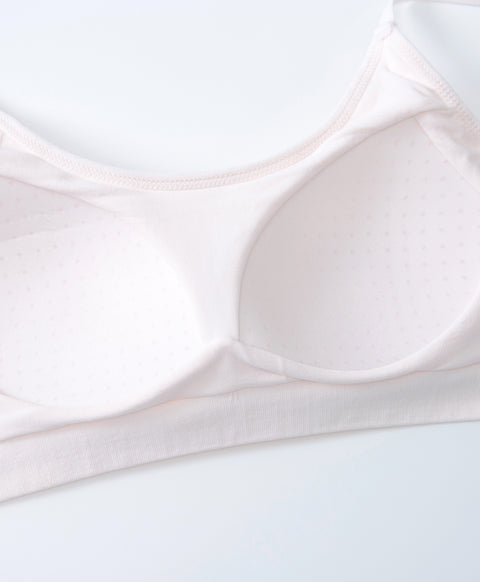 Junior Shining Heart Seamfree Crop Build in Bra Teens Vest (A Cup)