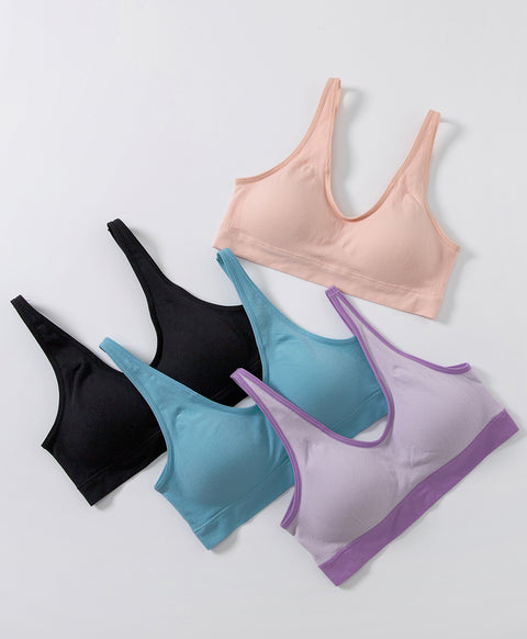 Real Comfy Seamless Wireless Bralette with Back hook