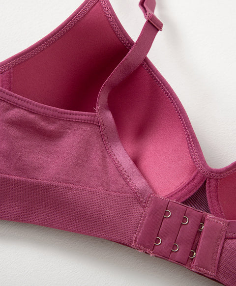 Seamless Basic Triangle Bralette with Back Hooks
