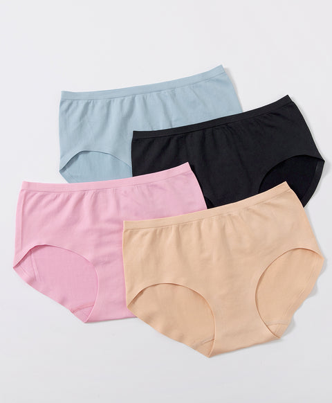 Seamfree Laminated Mid-waist Midi Panties