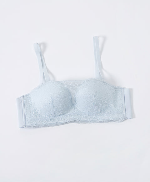 Lace Lolita Wireless Push up Bandeau Multiway Bra
