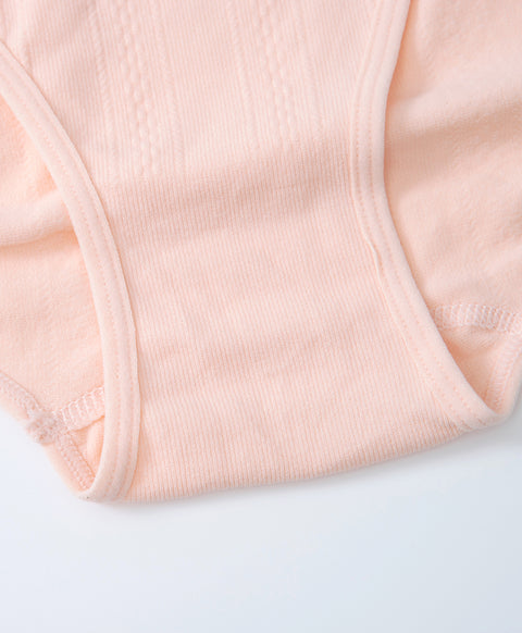Seamless Jacquard Low Waist Midi Panties