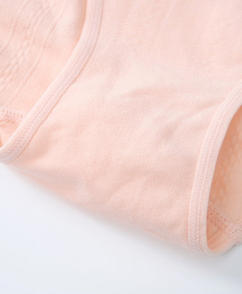 Seamless Jacquard Low Waist Midi Panties