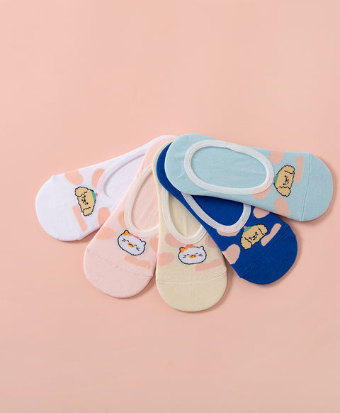 Harmony B-Day Party 5-Pack No Show Socks