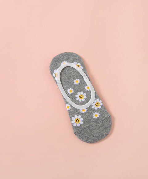 Keep Smiling 5-Pack No Show Socks