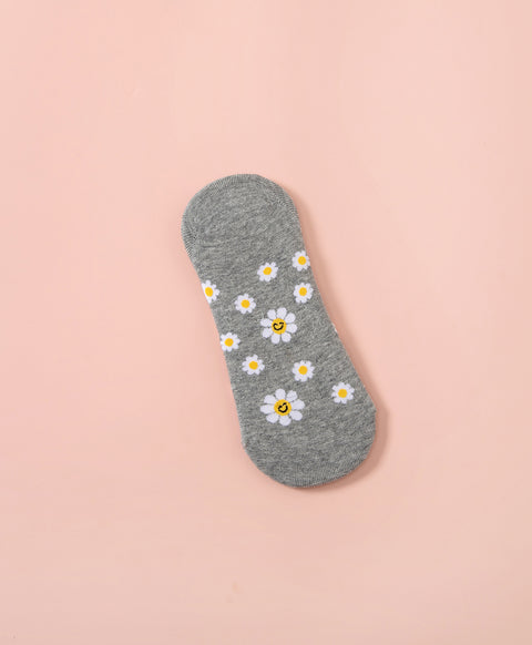 Keep Smiling 5-Pack No Show Socks