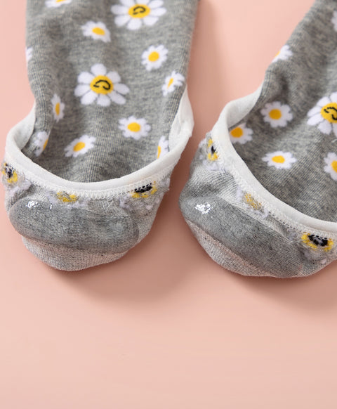 Keep Smiling 5-Pack No Show Socks