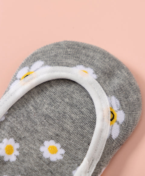 Keep Smiling 5-Pack No Show Socks