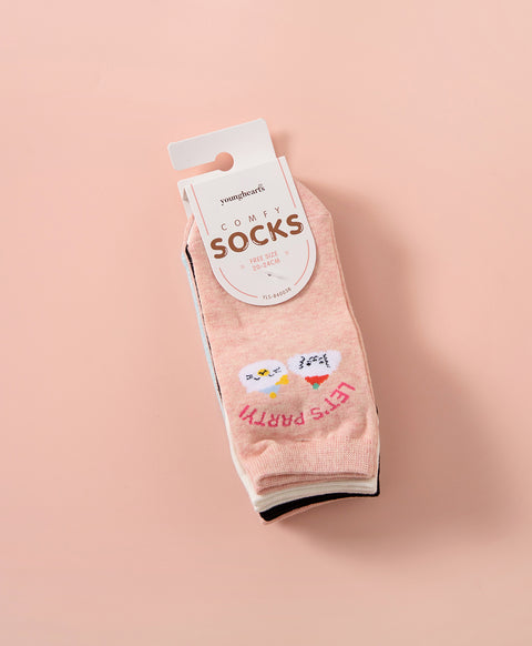 Harmony B-Day Party 5-Pack Ankle Socks