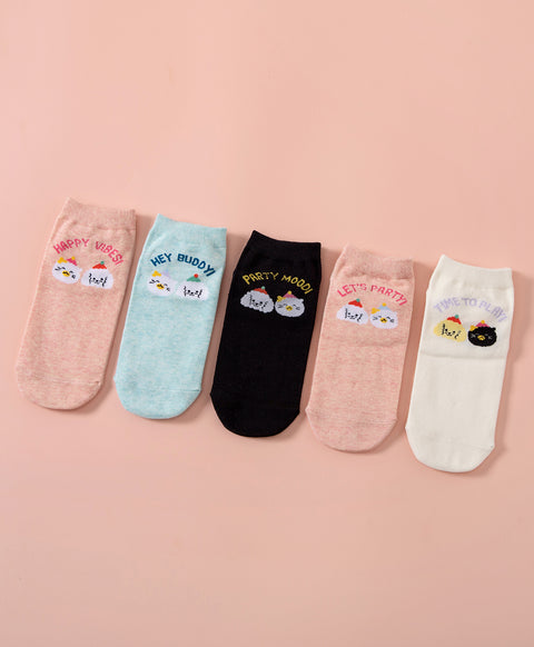 Harmony B-Day Party 5-Pack Ankle Socks