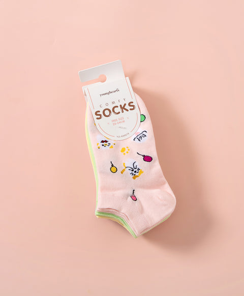 Harmony B-Day Party 5-Pack Ankle Socks