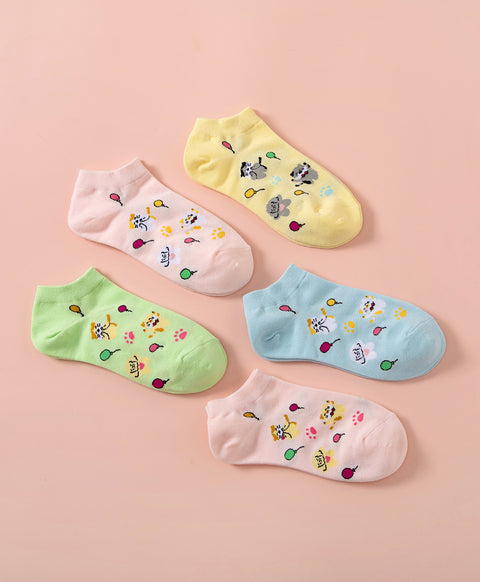 Harmony B-Day Party 5-Pack Ankle Socks