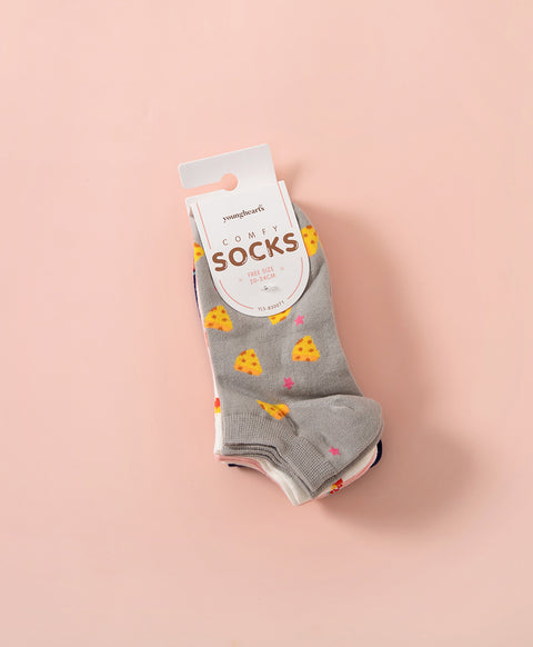Happy Munchies 5-Pack Ankle Socks