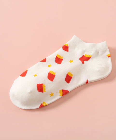 Happy Munchies 5-Pack Ankle Socks