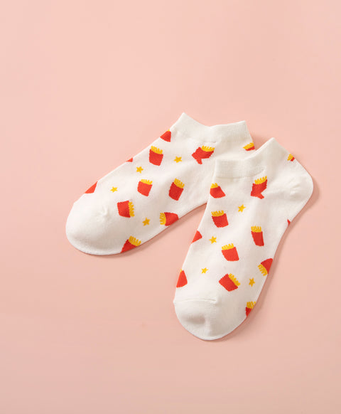 Happy Munchies 5-Pack Ankle Socks