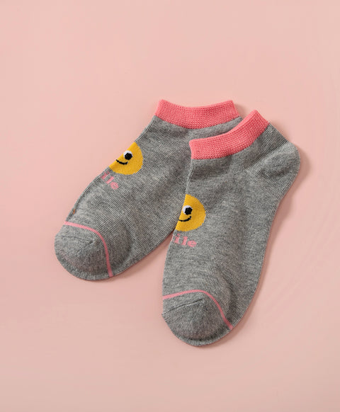 Keep Smiling 5-Pack Ankle Socks