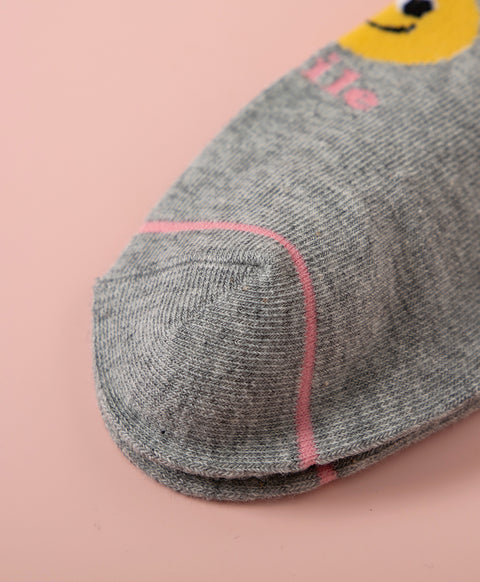Keep Smiling 5-Pack Ankle Socks