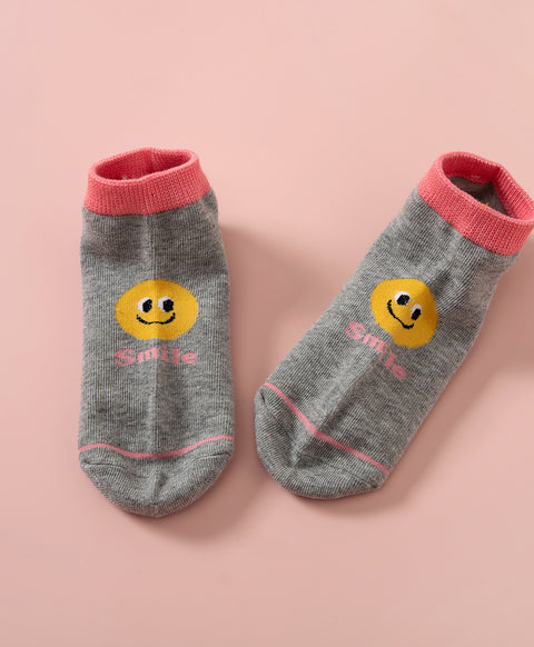 Keep Smiling 5-Pack Ankle Socks