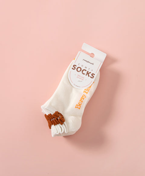 Berry Beary 5-Pack Ankle Socks