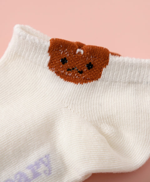 Berry Beary 5-Pack Ankle Socks