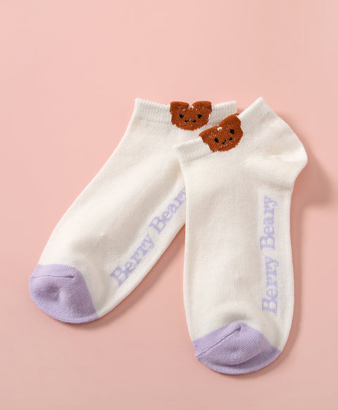 Berry Beary 5-Pack Ankle Socks