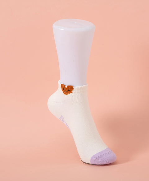 Berry Beary 5-Pack Ankle Socks