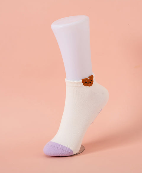 Berry Beary 5-Pack Ankle Socks