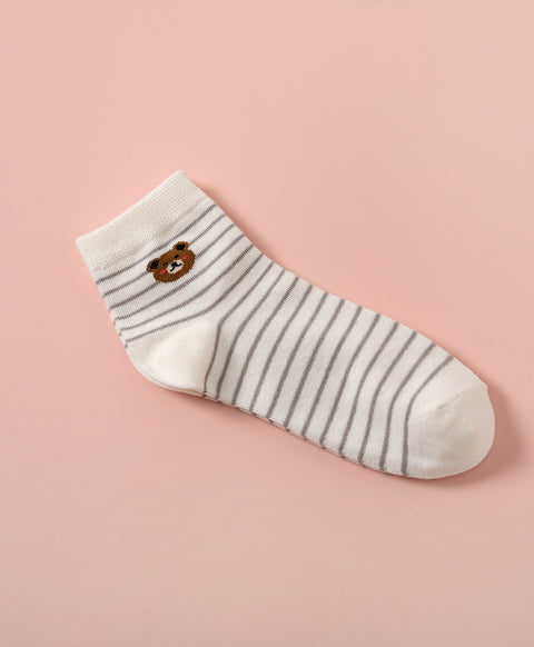 Berry Beary 5-Pack Short Socks