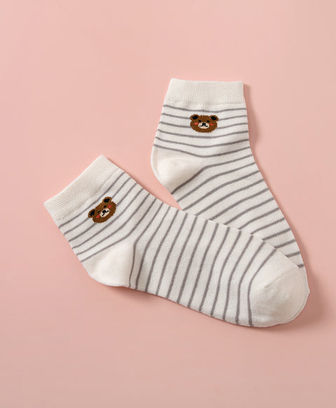 Berry Beary 5-Pack Short Socks