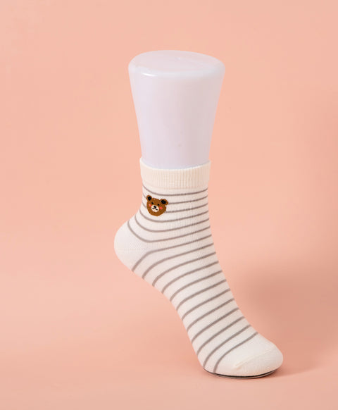 Berry Beary 5-Pack Short Socks
