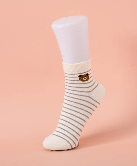 Berry Beary 5-Pack Short Socks