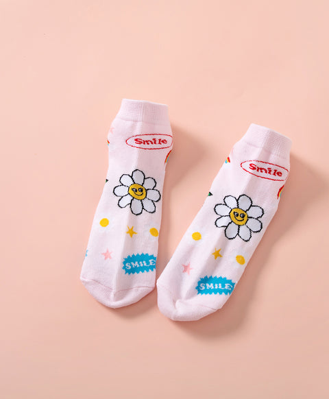 Keep Smiling 5-Pack Short Socks