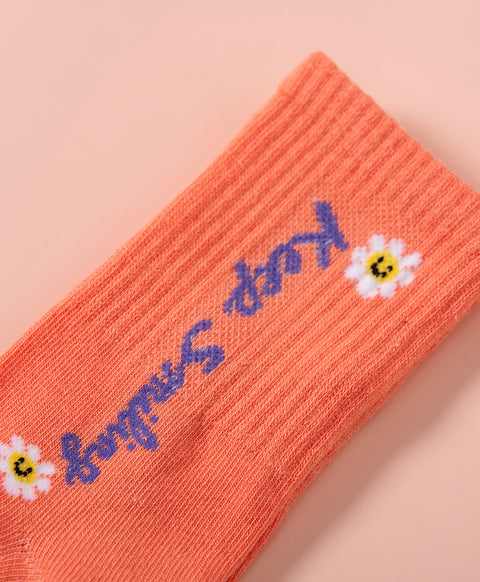 Keep Smiling 5-Pack Crew Socks