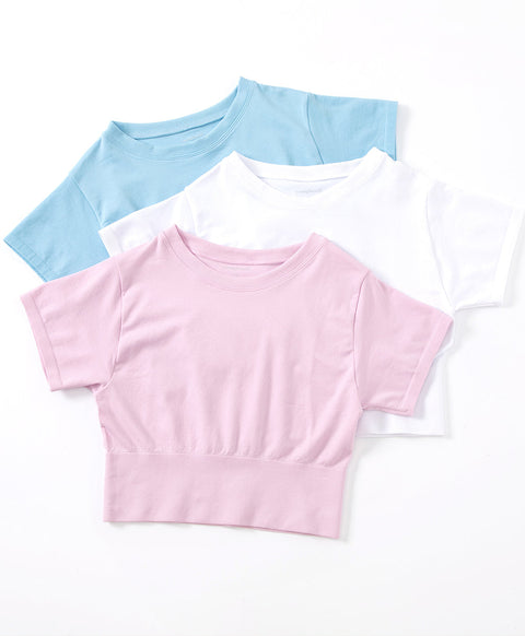 Joyful Rib Seamless Cropped T-shirt