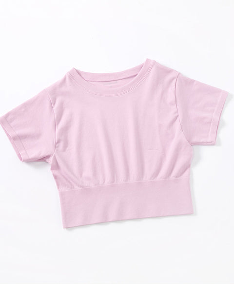 Joyful Rib Seamless Cropped T-shirt