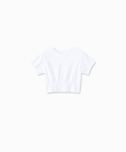 Joyful Rib Seamless Cropped T-shirt