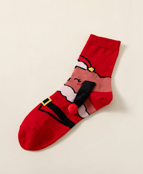 Santa's Secret 3D Crew Socks (1 pair only) $8