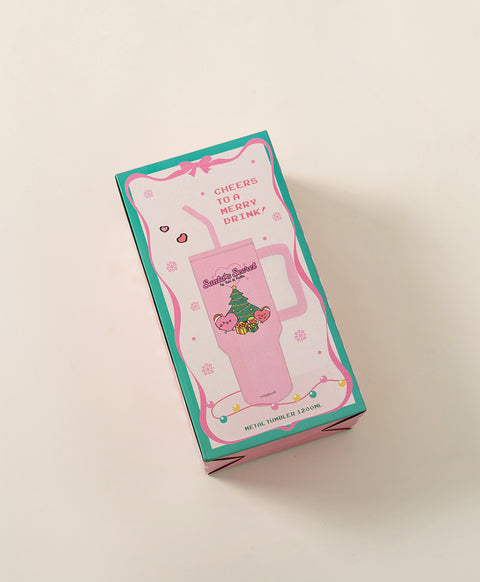 Santa's Secret Metal Tumbler