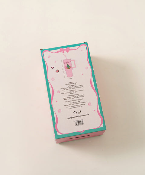 Santa's Secret Metal Tumbler